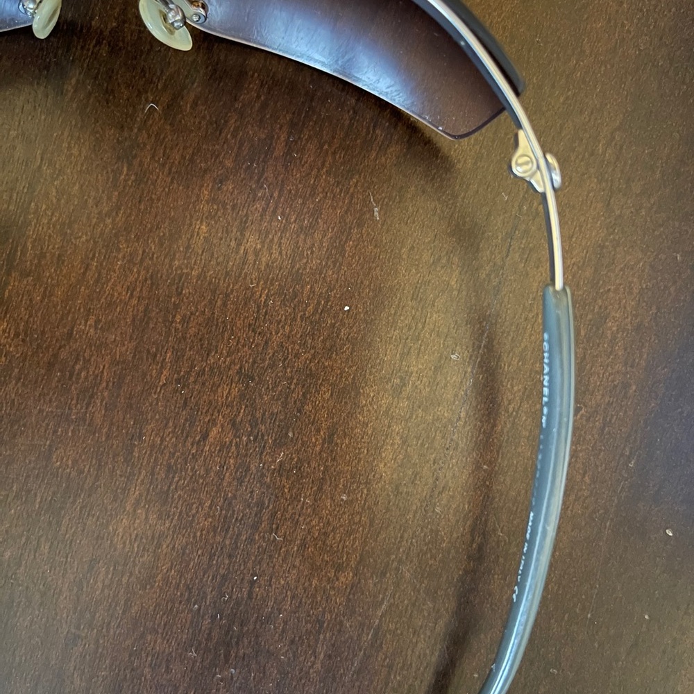Authentic Chanel Rimless Sunglasses - Picture 5 of 6